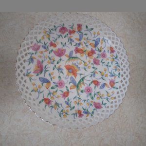 Plate, Vintage, Relish and Olive Tray, Decorative, Flower Pattern